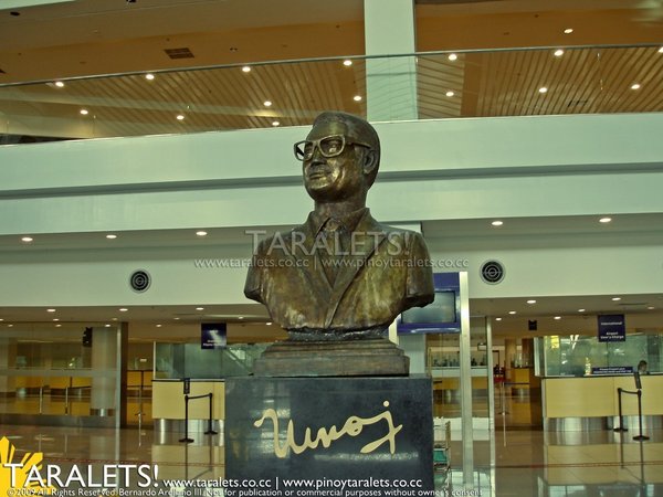 Ninoy Aquinos Bust at NAIA Terminal 3