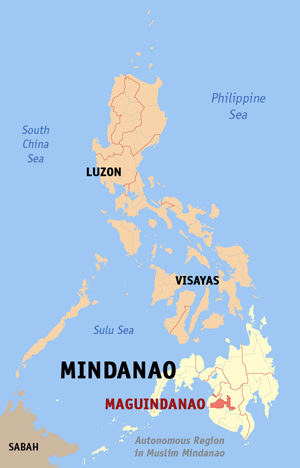 Maguindanao, Philippines | Map Courtesy of Wikipedia