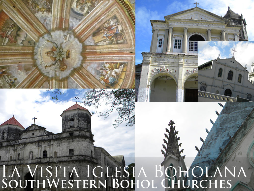 Southwestern Bohol churches